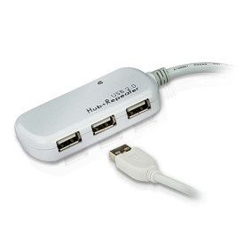 Aten 12 m 4 poorten USB 2.0 verlengkabel (Daisy-chaining tot 60 m) UE2120H Aten 12 m 4 poorten USB 2.0 verlengkabel (Daisy-chaining tot 60 m) UE2120H