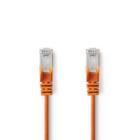 Nedis CAT5e-Kabel | SF/UTP | RJ45 (8P8C) Male | RJ45 (8P8C) Male | 0.50 m | Rond | PVC | Oranje | P