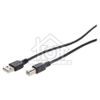 Afbeelding van Easyfiks USB Kabel USB 2.0 A Male - USB 2.0 B Male 1.2 Meter BME606