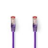 Afbeelding van Nedis CAT6-kabel | RJ45 (8P8C) Male | RJ45 (8P8C) Male | S/FTP | 15.0 m | Rond | PVC LSZH | Violet
