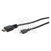 Afbeelding van Easyfiks HDMI 1.4 Kabel HDMI A Male - Micro HDMI D Male 2.5 Meter, High Speed met Ethernet