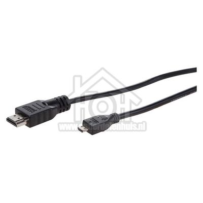Easyfiks HDMI 1.4 Kabel HDMI A Male - Micro HDMI D Male 2.5 Meter, High Speed met Ethernet
