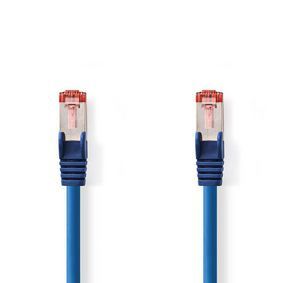 Nedis CAT6-kabel | RJ45 (8P8C) Male | RJ45 (8P8C) Male | S/FTP | 10.0 m | Rond | PVC LSZH | Blauw |