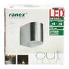 Afbeelding van Ranex LED Wandlamp voor Buiten 3 W 190 lm Geborsteld Aluminium RA-5000466