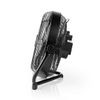 Afbeelding van Nedis Vloerventilator | 30 cm | Stepless Fan Speed | Kantelbaar | Oplaadbaar | USB-A | Zwart FNFL20