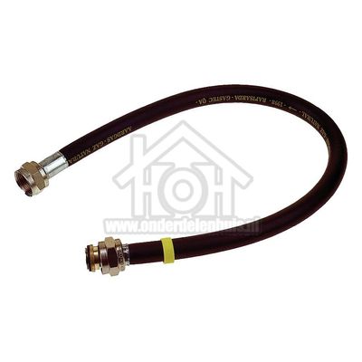 Universeel Gasslang Rubber flexibel voor losse apparaten Gastec 40 cm met koppelingen 404666