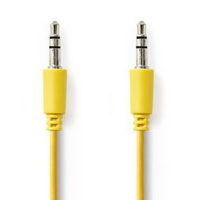 Nedis Stereo-Audiokabel | 3,5 mm Male | 3,5 mm Male | Vernikkeld | 1.00 m | Rond | Geel CAGP22000YE Nedis Stereo-Audiokabel | 3,5 mm Male | 3,5 mm Male | Vernikkeld | 1.00 m | Rond | Geel CAGP22000YE
