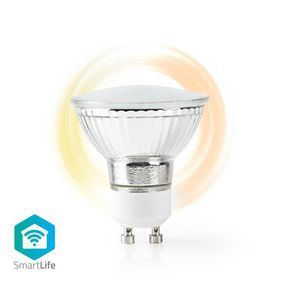 Nedis SmartLife LED Bulb | Wi-Fi | GU10 | 330 lm | 5 W | Warm Wit | 1800 - 2700 K | Energieklasse: Nedis SmartLife LED Bulb | Wi-Fi | GU10 | 330 lm | 5 W | Warm Wit | 1800 - 2700 K | Energieklasse: