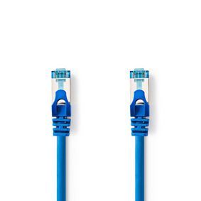 Nedis CAT6a-Kabel | S/FTP | RJ45 (8P8C) Male | RJ45 (8P8C) Male | 3.00 m | Rond | PVC LSZH | Blauw