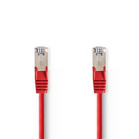 Nedis CAT5e-Kabel | SF/UTP | RJ45 (8P8C) Male | RJ45 (8P8C) Male | 2.00 m | Rond | PVC | Rood | Pol Nedis CAT5e-Kabel | SF/UTP | RJ45 (8P8C) Male | RJ45 (8P8C) Male | 2.00 m | Rond | PVC | Rood | Pol