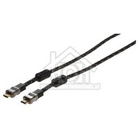 Masterfiks HDMI 1.4 Kabel HDMI A Male <-> HDMI A Male 5.0 Meter, High Speed met Ethernet,