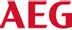 Het logo van AEG