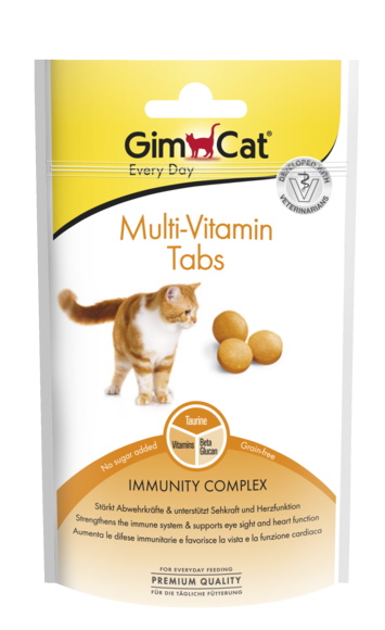 GimCat Multi-Vitamin Tabs 40 g Foto van GimCat Multi-Vitamin Tabs 40 g