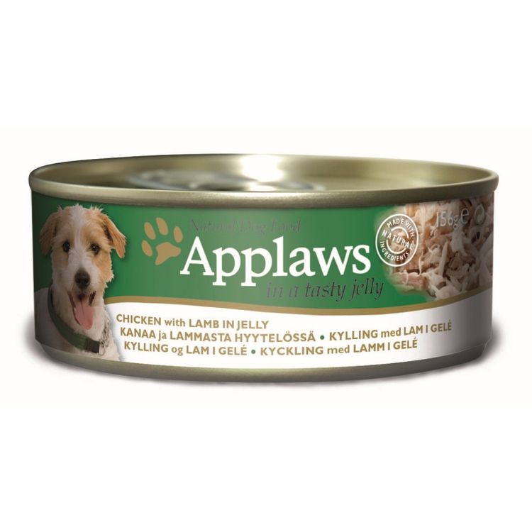 Applaws Hondenvoer Blik Jelly Kip & Lam 156 gr. Foto van Applaws Hondenvoer Blik Jelly Kip & Lam 156 gr.