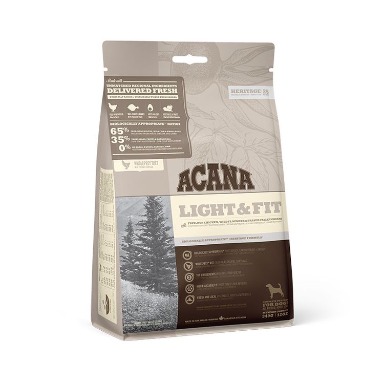 Acana HERITAGE Light & Fit 340 gr. Foto van Acana HERITAGE Light & Fit 340 gr.