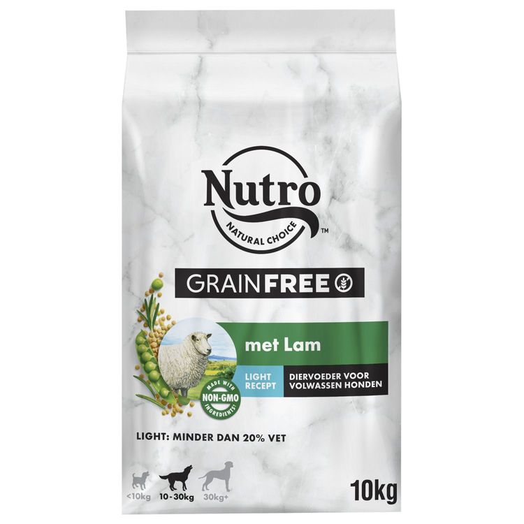 Nutro Adult Grain Free Light Foto van Nutro Adult Grain Free Light