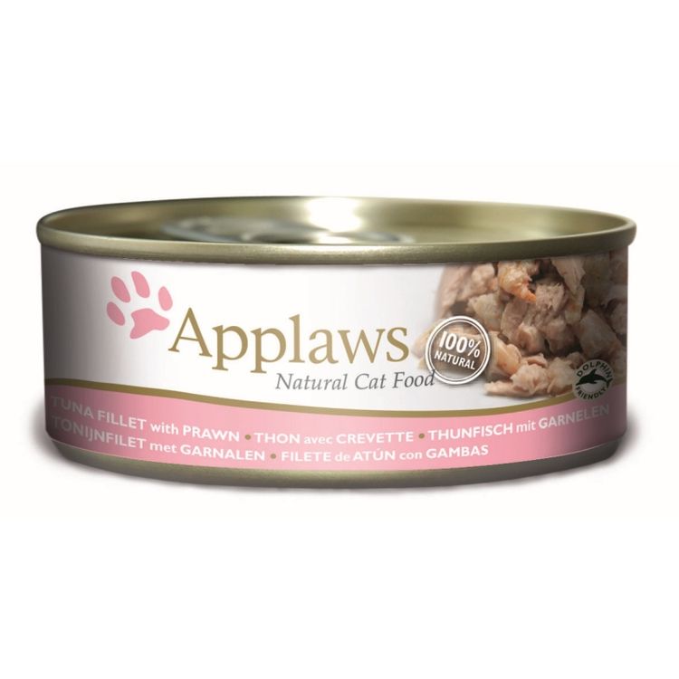 Applaws Kattenvoer Blik Tonijn & Gamba 156 gr. Foto van Applaws Kattenvoer Blik Tonijn & Gamba 156 gr.
