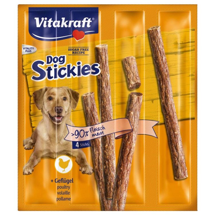 Vitakraft Dog stickies gevogelte Foto van Vitakraft Dog stickies gevogelte