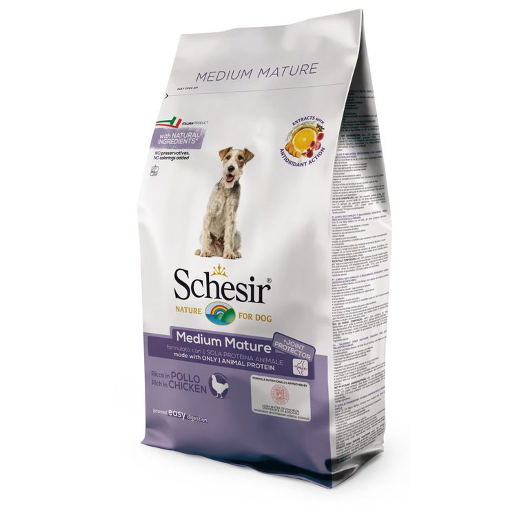 Schesir Medium mature chicken Foto van Schesir Medium mature chicken