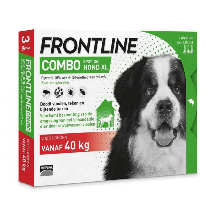 Frontline Combo spot on 4 xlarge hond Foto van Frontline Combo spot on 4 xlarge hond