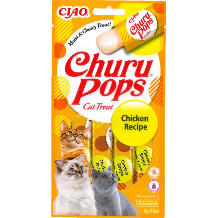 INABA POPS CAT Chicken. Foto van INABA POPS CAT Chicken.