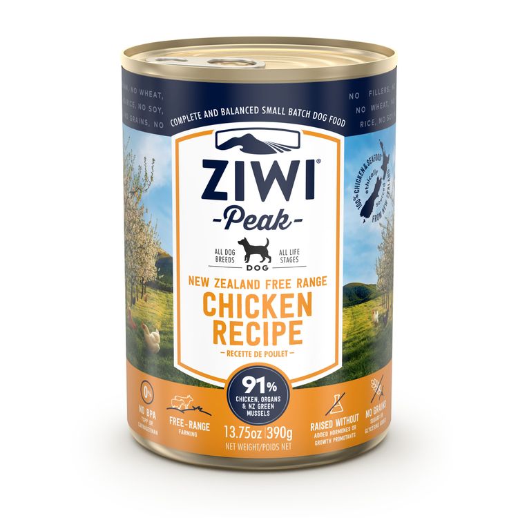 ZIWI Peak Dog Cans Chicken 390 gr. Foto van ZIWI Peak Dog Cans Chicken 390 gr.