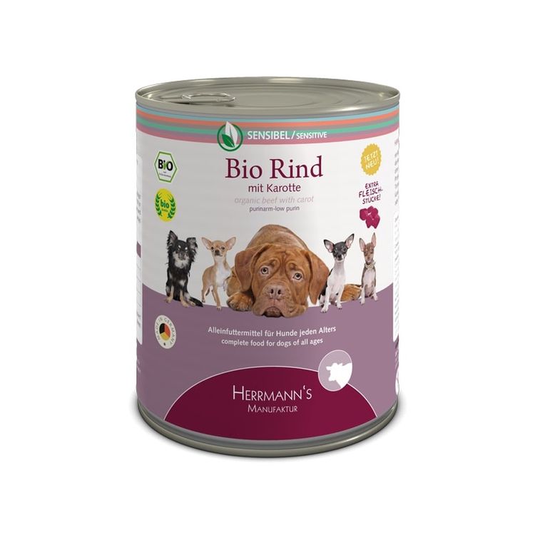 BIO SENSITIVE Purinearm Beef with Carrots 800 gr. Foto van BIO SENSITIVE Purinearm Beef with Carrots 800 gr.