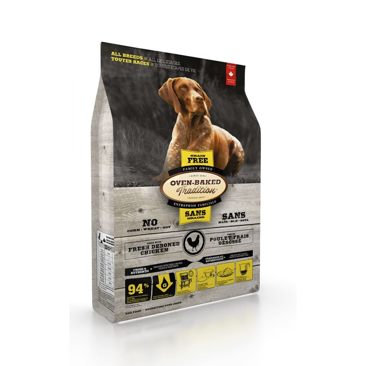 OBT Grain Free Dog Food Chicken 2.27 kg. Foto van OBT Grain Free Dog Food Chicken 2.27 kg.