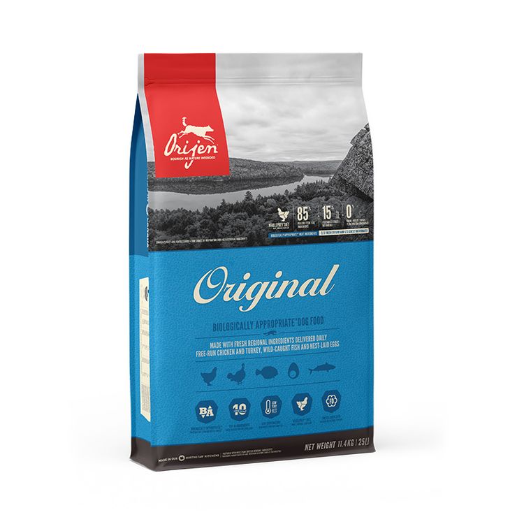 Orijen Whole Prey Original Dog 17 kg Foto van Orijen Whole Prey Original Dog 17 kg