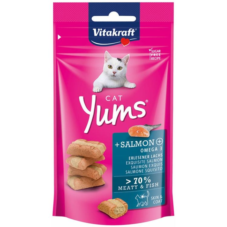 Vitakraft Cat Yums Zalm Foto van Vitakraft Cat Yums Zalm