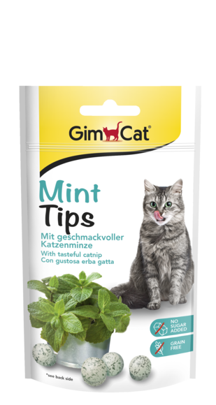 GimCat Mint Tips 40 g Foto van GimCat Mint Tips 40 g