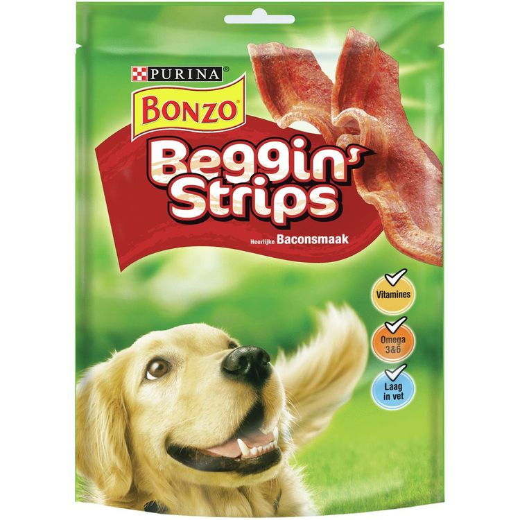Bonzo Beggin strips bacon Foto van Bonzo Beggin strips bacon
