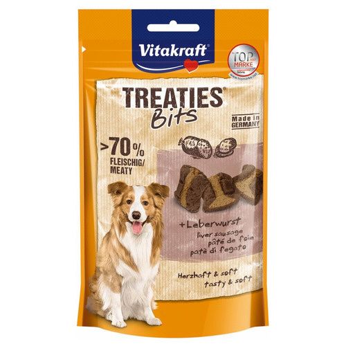 Vitakraft Treaties bits leverworst Foto van Vitakraft Treaties bits leverworst