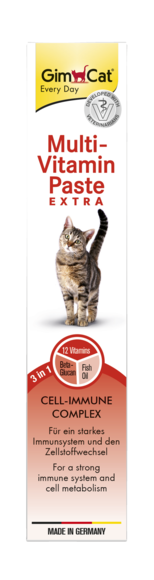 GimCat Multi-Vitaminepasta Extra 50 g Foto van GimCat Multi-Vitaminepasta Extra 50 g