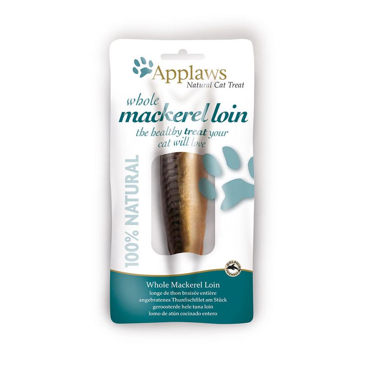 Applaws Kattenvoer Filets Makreel 30 gr. Foto van Applaws Kattenvoer Filets Makreel 30 gr.