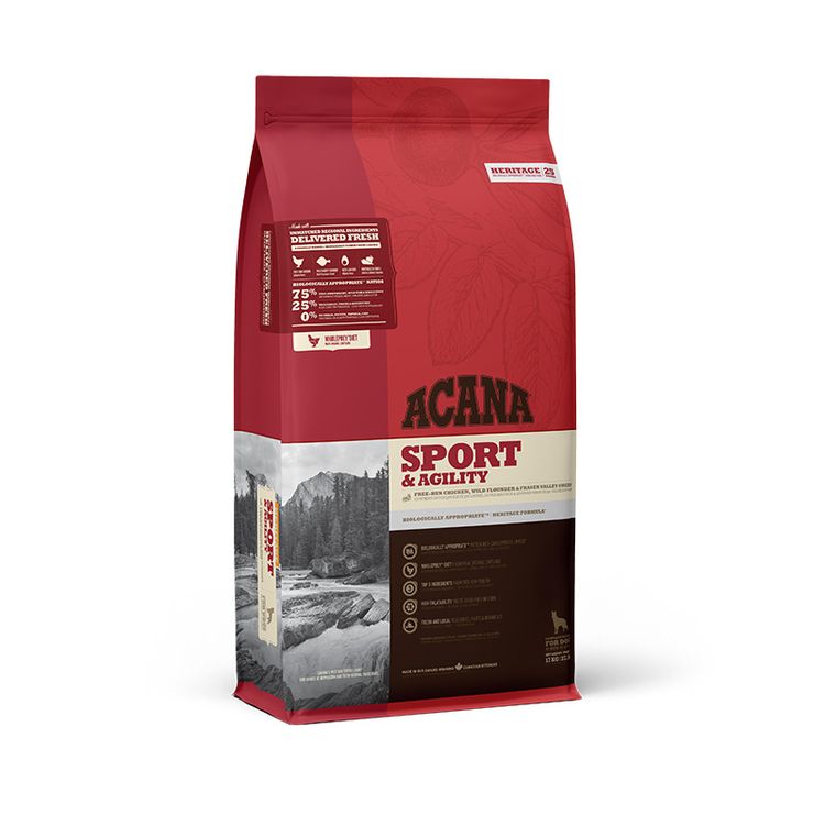 Acana HERITAGE Sport & Agility 17 kg. Foto van Acana HERITAGE Sport & Agility 17 kg.