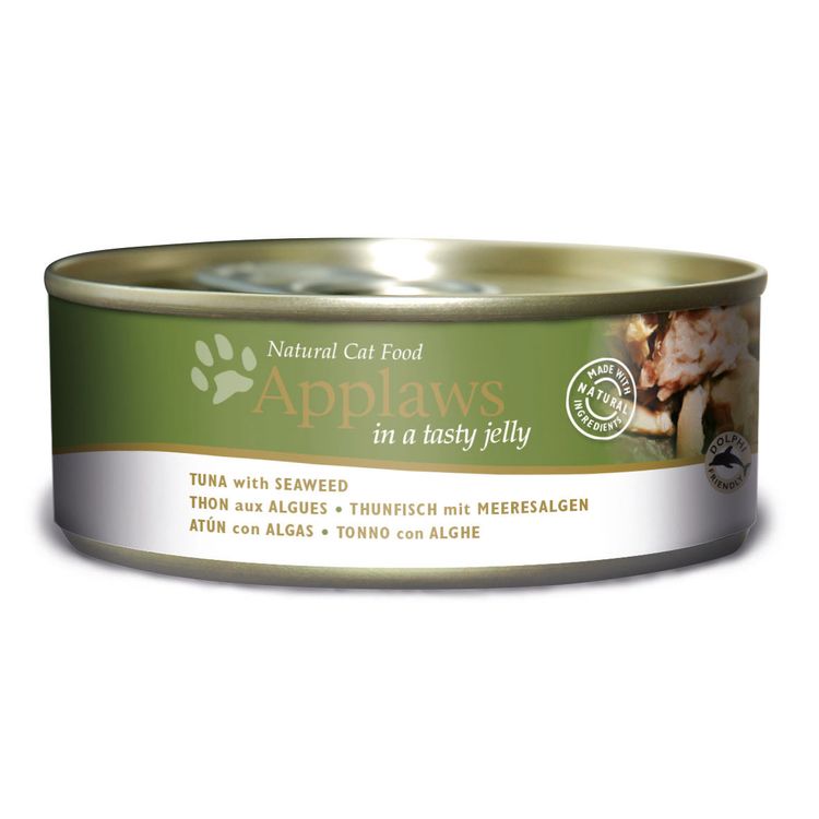 Applaws Kattenvoer Blik Jelly Tonijn & Zeewier 156 gr. Foto van Applaws Kattenvoer Blik Jelly Tonijn & Zeewier 156 gr.