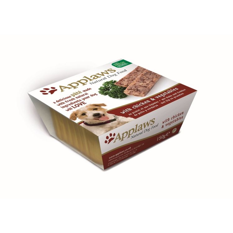 Applaws Hondenvoer Pate Kip & Groenten 150 gr. Foto van Applaws Hondenvoer Pate Kip & Groenten 150 gr.