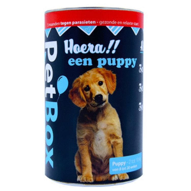 PetBox Puppy vlo,teek & worm Foto van PetBox Puppy vlo,teek & worm