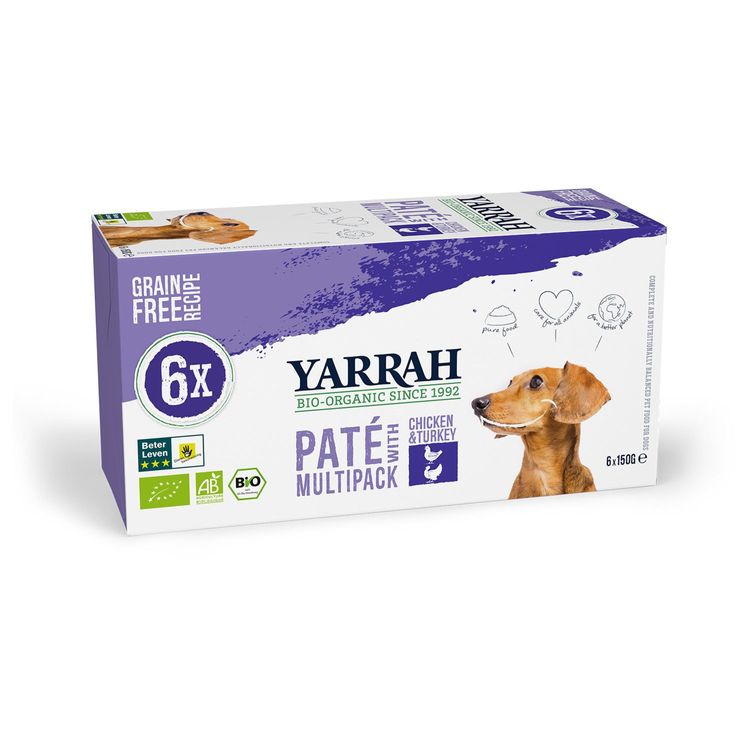 Yarrah Bio Multipack Alu Pate Graanvrij Foto van Yarrah Bio Multipack Alu Pate Graanvrij