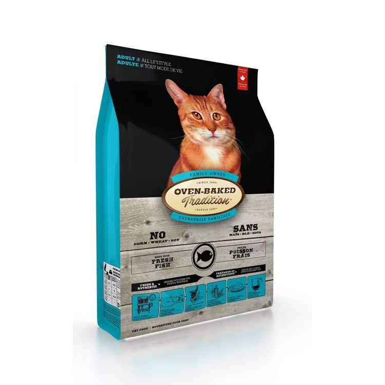 OBT Cat Food Adult Fish 2.27 kg. Foto van OBT Cat Food Adult Fish 2.27 kg.