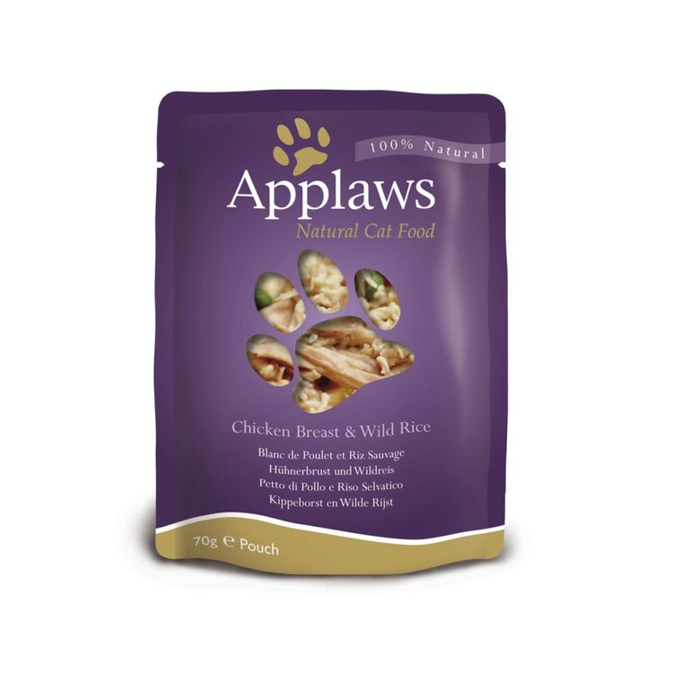 Applaws Kattenvoer Quick Serve Kip & Rijst 70 gr. Foto van Applaws Kattenvoer Quick Serve Kip & Rijst 70 gr.
