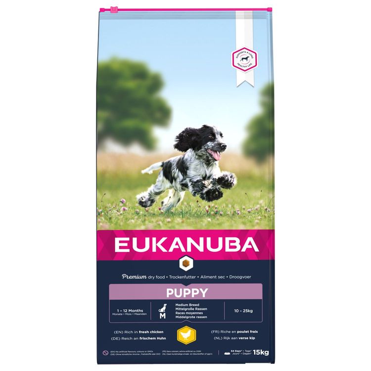 Eukanuba Growing Puppy Medium Breed Foto van Eukanuba Growing Puppy Medium Breed