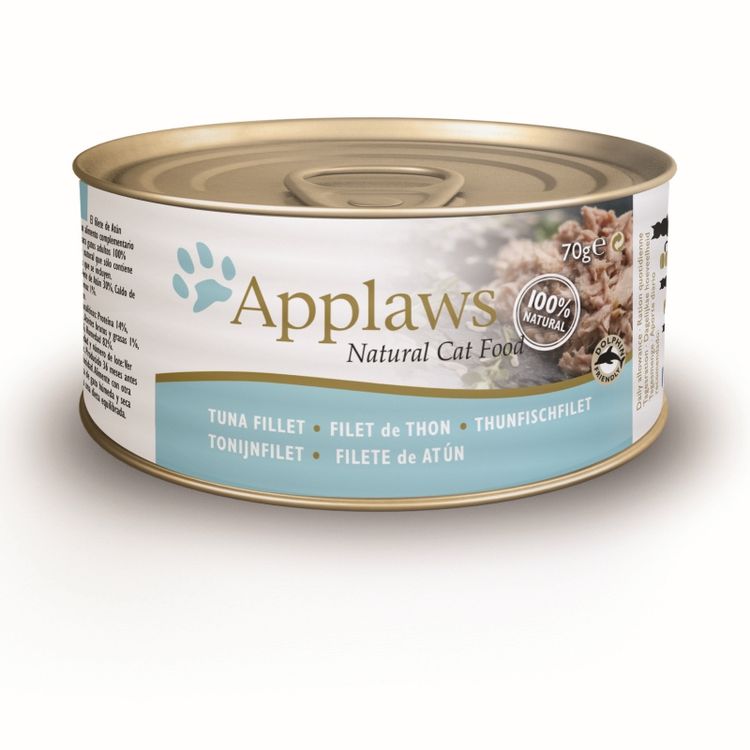 Applaws Kattenvoer Blik Tonijn 70 gr. Foto van Applaws Kattenvoer Blik Tonijn 70 gr.