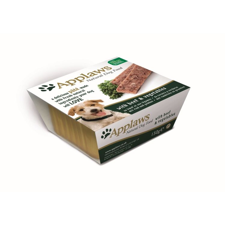 Applaws Hondenvoer Pate Rund & Groenten 150 gr. Foto van Applaws Hondenvoer Pate Rund & Groenten 150 gr.