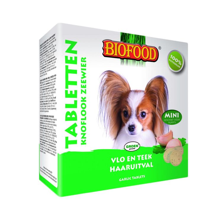 Biofood Snoepje zeewier anti-vlo Foto van Biofood Snoepje zeewier anti-vlo