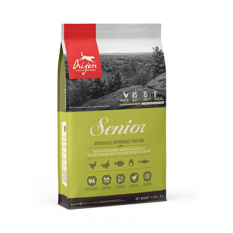 Orijen Whole Prey Senior Dog 11,4 kg Foto van Orijen Whole Prey Senior Dog 11,4 kg