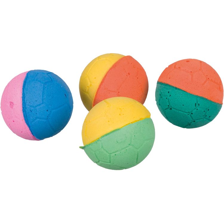 Trixie Set softballen softrubber Foto van Trixie Set softballen softrubber