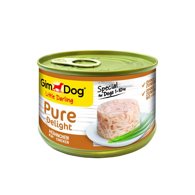 GimDog Little Darling Pure Delight kip 150 g Foto van GimDog Little Darling Pure Delight kip 150 g