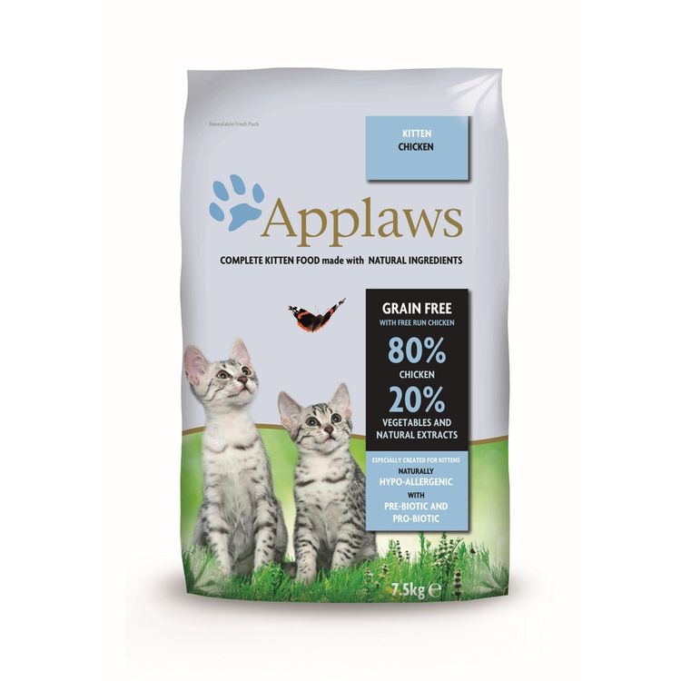 Applaws Kattenvoer Droog Kitten 7.5 kg. Foto van Applaws Kattenvoer Droog Kitten 7.5 kg.